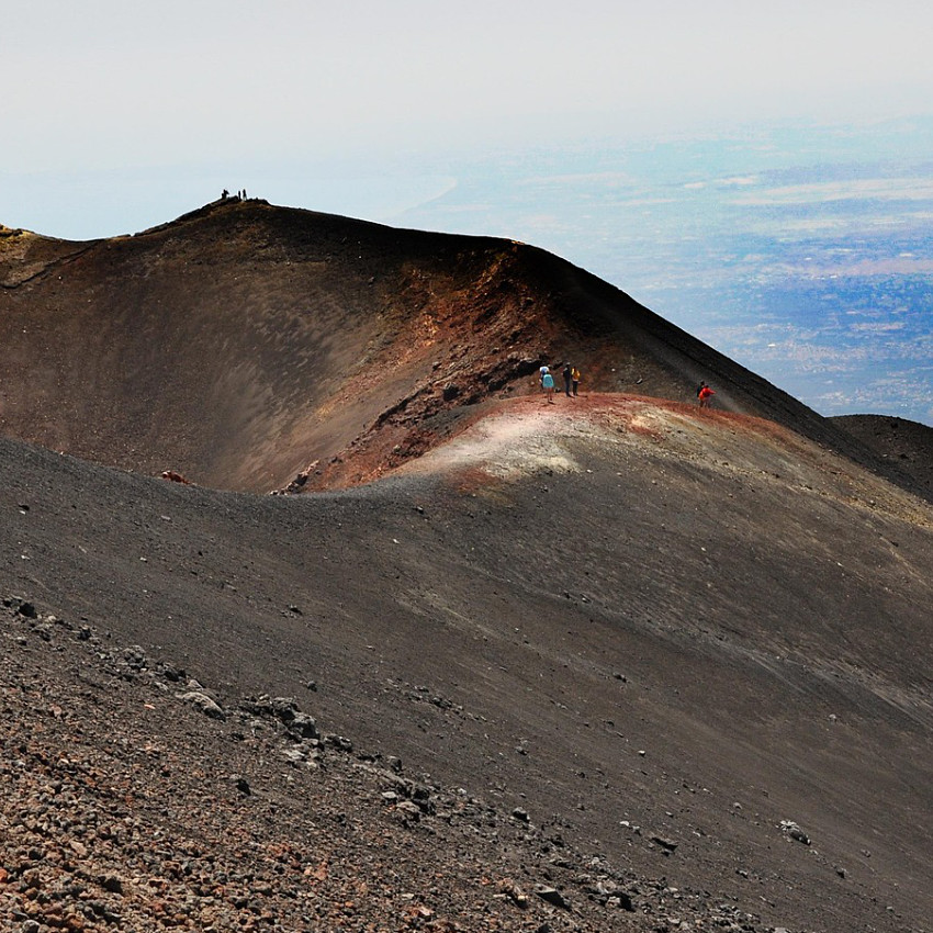 etna paesaggio cratere