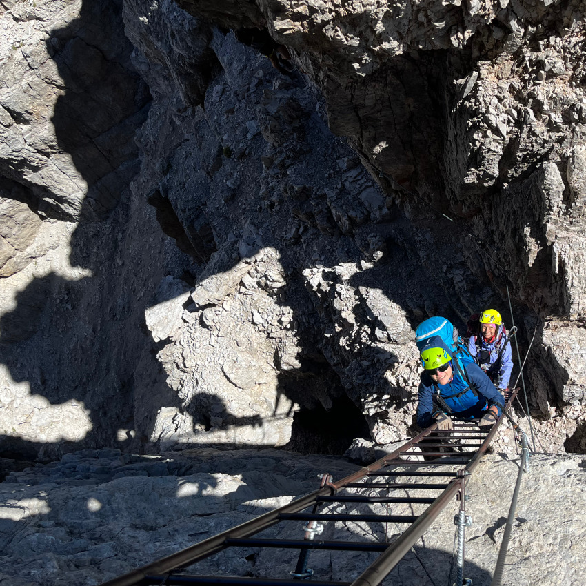 via delle Bocchette - le scale